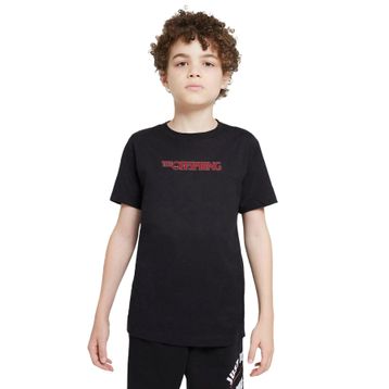 Qivi The Oa Oa Human Baskılı Siyah Unisex Çocuk T-shirt