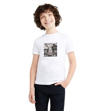 Qivi The Pretty Reckless Baskılı Beyaz Erkek Çocuk T-shirt