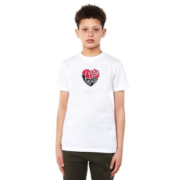 Qivi True Love Baskılı Beyaz Erkek Çocuk T-shirt