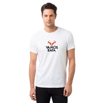 Qivi Vamos Rafa Logo Baskılı Siyah Erkek Örme T-shirt