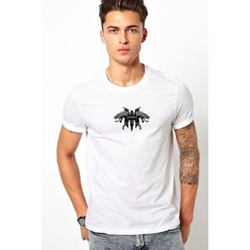 Qivi Within Temptation Hydra Wzitgu Baskılı Beyaz Erkek Örme T-shirt