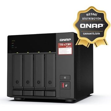 Qnap TS-473A-8GB Ram 4 HDD Yuvalı Tower Nas