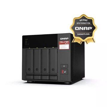 Qnap TS-473A-8GB Ram 4 HDD Yuvalı Tower Nas