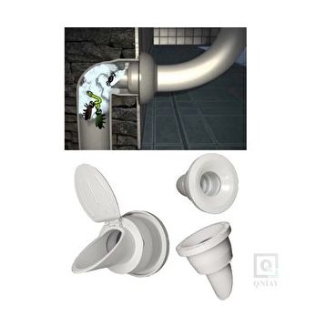 Qniay 7898QWEW256 Lavabo Koku Giderici Çek Valfli Lavabo Gider Adaptör Conta