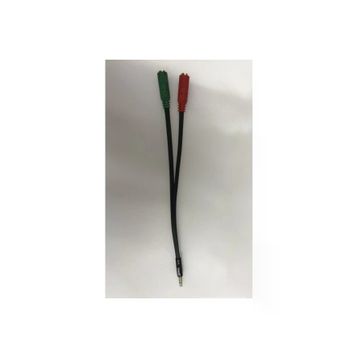 Qport Q-A15 Audio + Mic to 3.5 mm 15 cm Kulaklık Çevirici