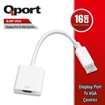 Qport Q-DP-VGM Display Portundan Vga Çevirici