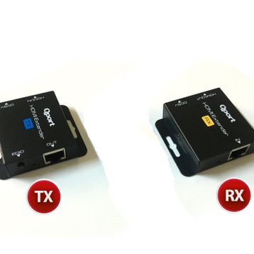 Qport Q-HEX2 Extender CAT6 60 m 2'li Paket HDMI Uzatma Kablosu