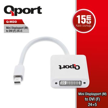 Qport Q-MDD Mini Display To Dvi Çevirici