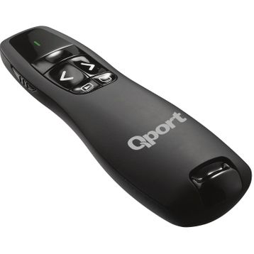 Qport Q-SUN400 Siyah Kırmızı 2.4 GHz Lazerli Sunum Kumandası