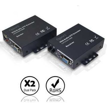 Qport Q-VEX200 200 mt VGA Extender 2'li Bağlantı Kablosu