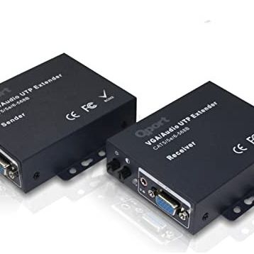 Qport Q-VEX200 200 mt VGA Extender 2'li Bağlantı Kablosu
