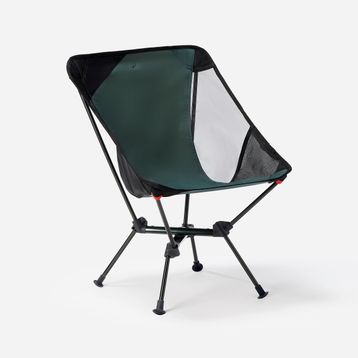 Quechua Çantalı M Boy 110-500 kg Portatif Katlanır Yeşil Kamp Sandalyesi