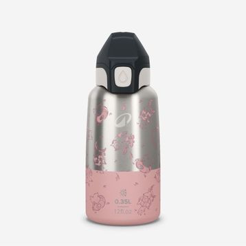 Quechua Çocuk Outdoor 0,35 lt Pembe Paslanmaz Çelik Termos