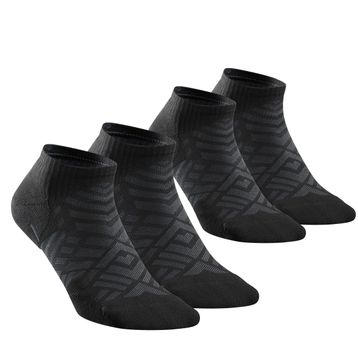 Quechua Hike 100 Siyah Kısa Konçlu 2 Çift Yetişkin Outdoor Çorap