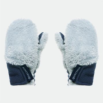 Quechua HIKE100 Mavi Tek Parmaklı Çocuk Outdoor Eldiven