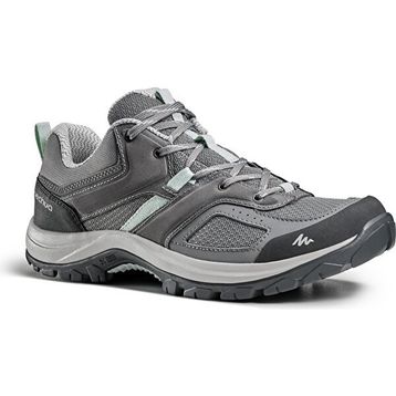 Quechua MH100 Gri Yeşil Kadın Outdoor Ayakkabı