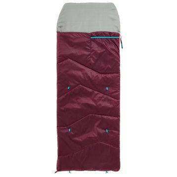 Quechua MH100 Koyu Kırmızı 10 Derece Konfor Çocuk Outdoor Uyku Tulumu