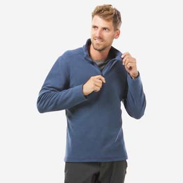 Quechua MH100 Mavi Polar Erkek Outdoor Mont