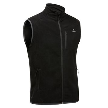 Quechua MH100 Siyah Erkek Outdoor Polar Yelek