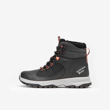 Quechua MH500 Mid Siyah Su Geçirmez Kadın Outdoor Kar Botu