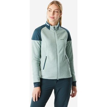 Quechua MH500 Mountain Yeşil Sıcak Tutan Kadın Outdoor Polar Mont