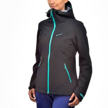 Quechua MH500 Siyah Kadın Yağmurluk