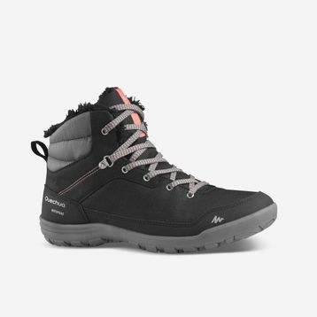 Quechua NH100 Mid Siyah Su Geçirmez Erkek Outdoor Kar Botu