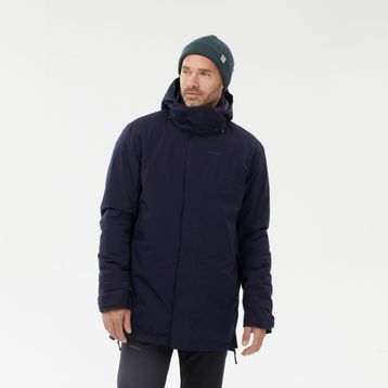 Quechua NH500 Mavi -10 Derece Su Geçirmez Erkek Outdoor Kışlık Mont