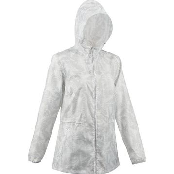 Quechua Raincut Beyaz Kadın Outdoor Yağmurluk