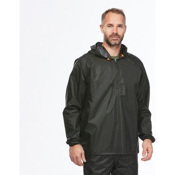 Quechua Raincut Siyah Erkek Outdoor Yağmurluk