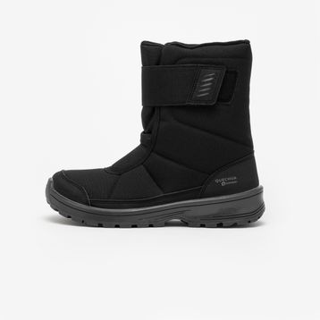 Quechua SH100 Su Geçirmez Outdoor Siyah Çocuk Kar Botu