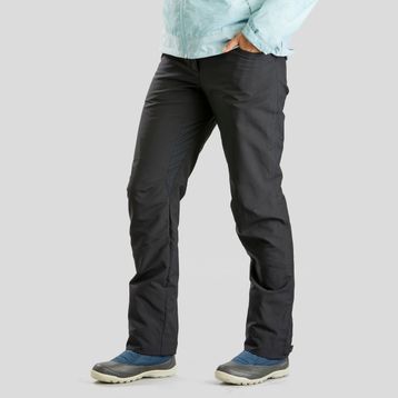 Quechua SH500 Sıcak Tutan Siyah Kadın Outdoor Pantolon