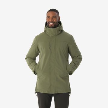 Quechua Yeşil - NH500 -10 °C Erkek Outdoor Su Geçirmez Kar Montu/Kışlık Mont