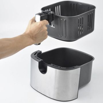 Queen QFR-55 Smartfryer XXL 6.5 lt Dokunmatik Yağsız Sıcak Hava Fritözü