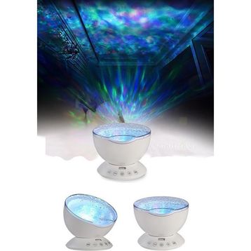 Quenlite OC-10 Okyanus Efektli Gece Lambası Sahne ve Ev Işığı