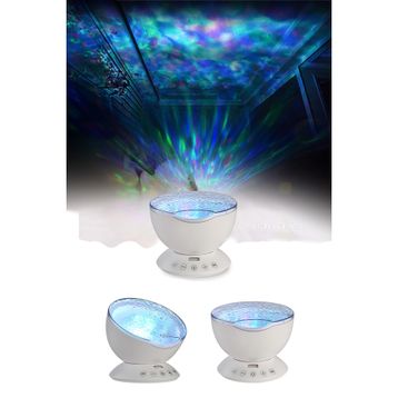 Quenlite OC-10 Okyanus Efektli Gece Lambası Sahne ve Ev Işığı