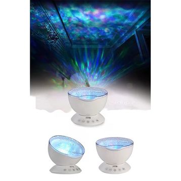 Quenlite OC-10 Okyanus Efektli Gece Lambası Sahne ve Ev Işığı