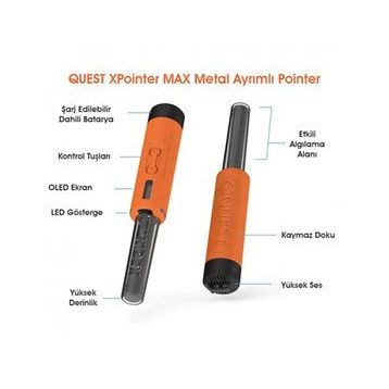 Quest Metal Detectors Max Ayrımlı Pinpointer XPointer