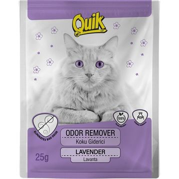 Quik 25 gr Lavantalı Kedi Kumu Koku Giderici