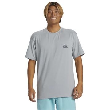 Quiksilver AQYWR03135-QUA Everyday Surf Gri Güneş Korumalı Erkek T-shirt