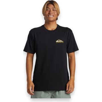 Quiksilver AQYZT09563-10010 Step Up Mor Siyah Günlük Stil Erkek T-Shirt