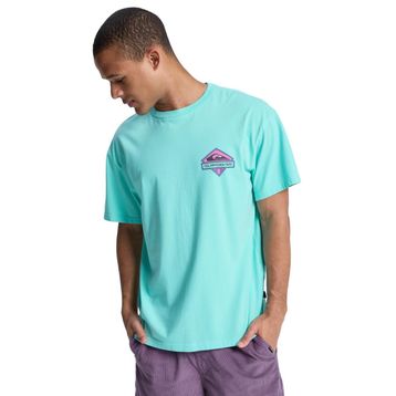 Quiksilver EGYZT08023-AQSK Gh Qs Crystal Jet Mavi Günlük Stil Erkek T-shirt