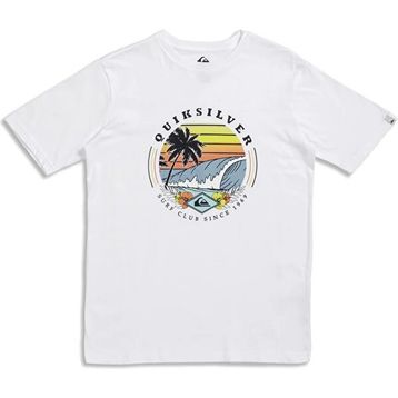Quiksilver EQBZT04641-WBB0 Beyaz Erkek Çocuk T-Shirt