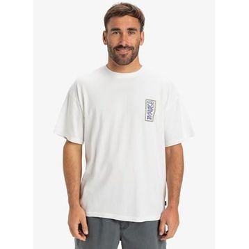 Quiksilver EQTZT08022-WBK0 Gh Qs Sunrise Bowl Beyaz Günlük Stil Erkek T-shirt