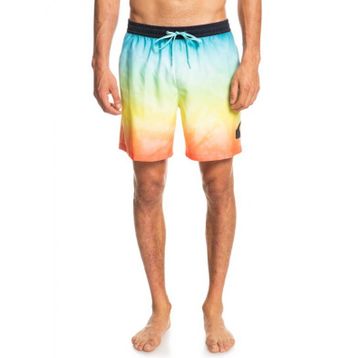 Quiksilver EQYJV03839 Everyday Faded Logo Voll Normal Bel Desenli Siyah Erkekşort Mayo 5002869473