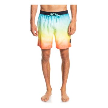 Quiksilver EQYJV03839 Everyday Faded Logo Voll Normal Bel Desenli Siyah Erkekşort Mayo 5002869473