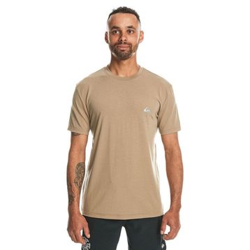 Quiksilver EQYKT04311-34054 Coastal Run Ss Erkek Kahverengi Günlük Stil T-Shirt