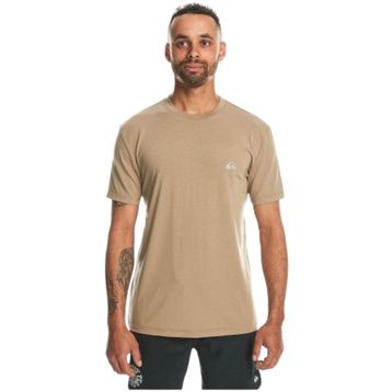 Quiksilver EQYKT04311-34054 Coastal Run Ss Erkek Kahverengi Günlük Stil T-Shirt