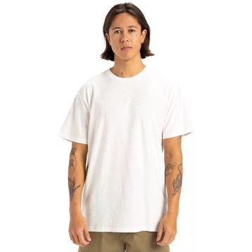Quiksilver EQYKT04377 Ekru Slub Roundneck Erkek Kısa Kollu Tişört