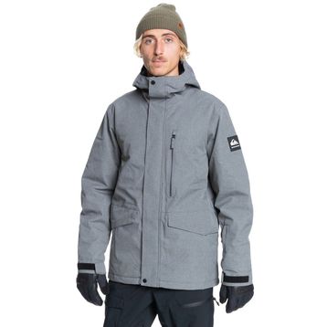 Quiksilver EQYTJ03266-SJE0 Mission Soli JK M SNJT Gri Erkek Outdoor Ceket